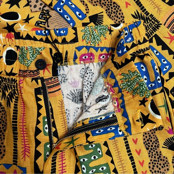 Nooworks Desert Disaster Catalina Linen Limited Edition Textiles Pants - Picture 6 of 10